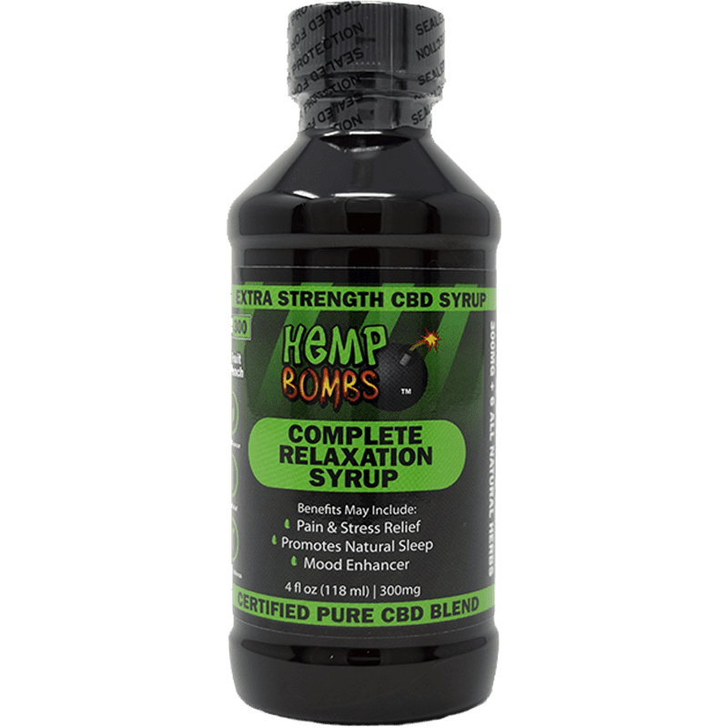 Hemp Bombs Complete Relaxation Syrup